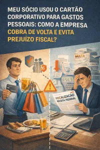 Imagem principal do artigo Meu Sócio Usou o Cartão Corporativo para Gastos Pessoais: Como a Empresa Cobra de Volta e Evita Prejuízo Fiscal?